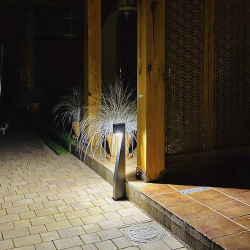 Lampioncino da giardino - S93 - F.P.H. Art Metal Sp.J. - contemporaneo / in acciaio verniciato / LED