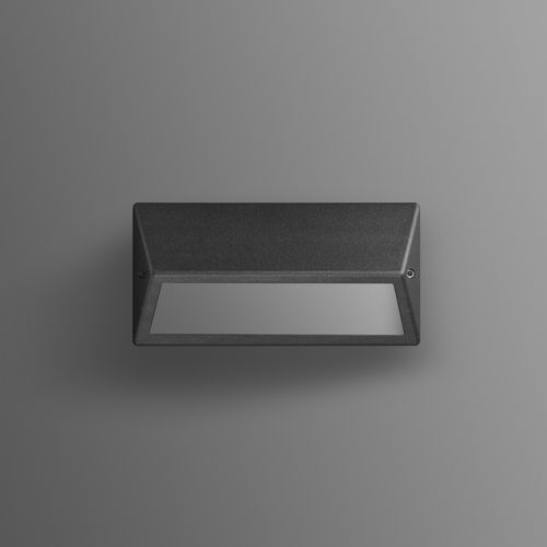 Applique contemporanea - SLIM PYRAMID  - EMFA - da esterno / in acciaio galvanizzato / con rivestimento in vetro temperato