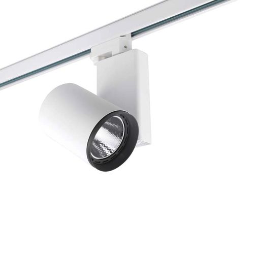 Faretti a binario LED - MACH 3 MEDIUM - Leds-C4 - tondo / in alluminio / in vetro