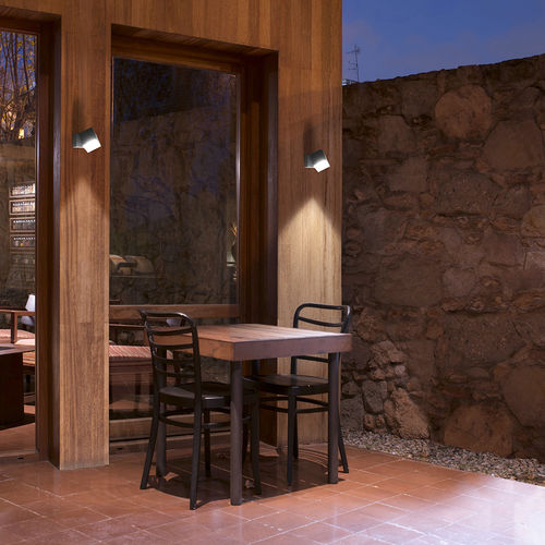 Applique contemporanea - CUBUS  - Leds-C4 - da esterno / in alluminio / in vetro