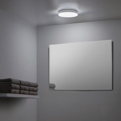 Plafoniera contemporanea - CIRCLE - Leds-C4 - rotonda / in vetro / in acciaio