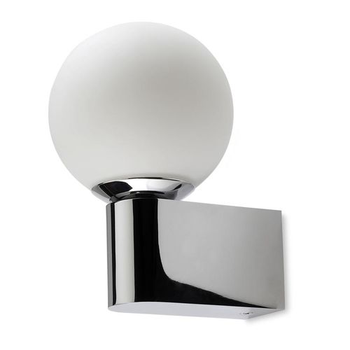 Applique contemporanea - ORION  - Leds-C4 - in acciaio / con rivestimento in vetro temperato / tonda
