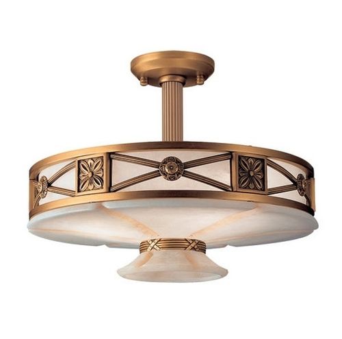 Plafoniera classica - MUSE - Leds-C4 - rotonda / in alabastro / a incandescenza