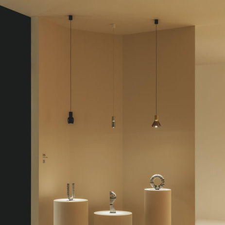 Lampada a sospensione - IRIS  - Leds-C4 - in alluminio / contemporanea / con cavo
