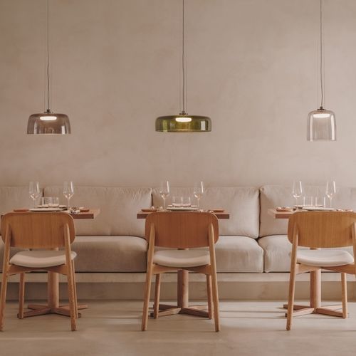 Lampada a sospensione - LEVELS - Leds-C4 - in acciaio / contemporanea / con cavo