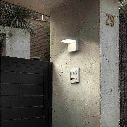 Applique contemporanea - CORNER  - Leds-C4 - da esterno / in alluminio / in policarbonato