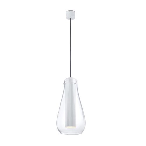 Lampada a sospensione - RIGATTO - Leds-C4 - in alluminio / in acciaio / in vetro