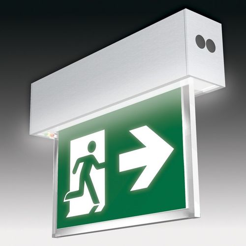 Illuminazione di emergenza sporgente - FALCON-P - Sec - rettangolare / LED / in policarbonato