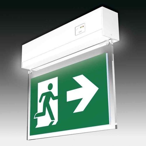 Illuminazione di emergenza sporgente - ALUX+PLEXI - Sec - rettangolare / LED / IP20