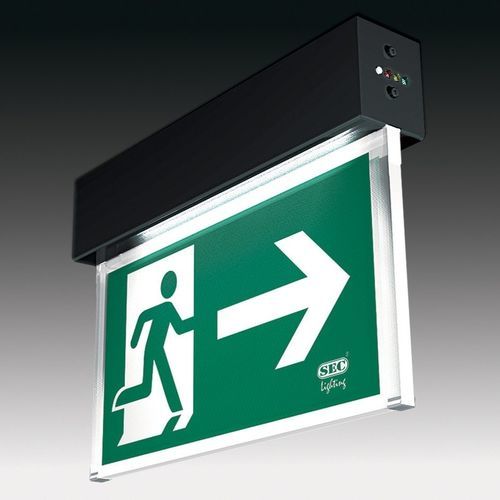Illuminazione di emergenza sporgente - LEDLUX2-V - Sec - rettangolare / LED / IP20
