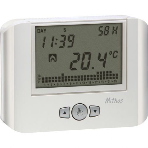Termostato digitale - MITHOS H BIANCO - VEMER - programmabile / per riscaldamento / a muro