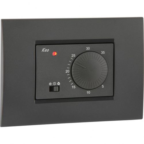 Termostato elettronico - KEO-A - VEMER - programmabile / per riscaldamento / da incasso a muro