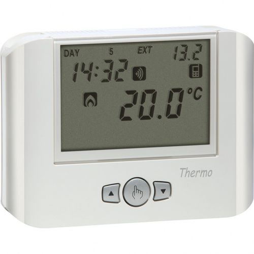 Termostato elettronico - THERMO GSM BIANCO - VEMER - programmabile / per riscaldamento / a muro