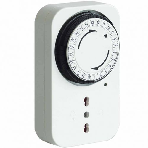Interruttore orario meccanico - TWINPLUG-D - VEMER - su guida DIN