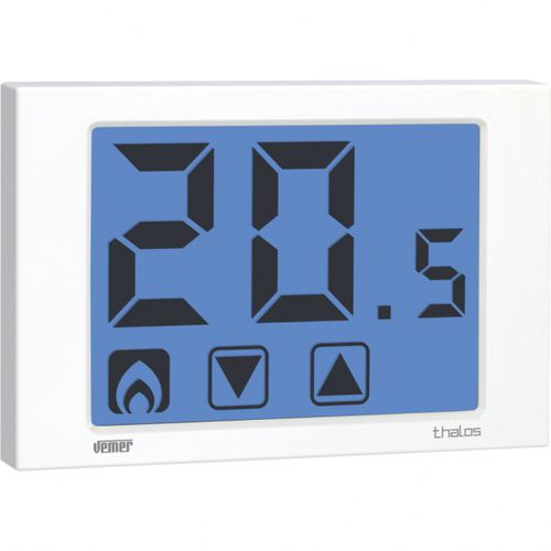 Termostato elettronico - THALOS BIANCO - VEMER - programmabile / per riscaldamento / a muro