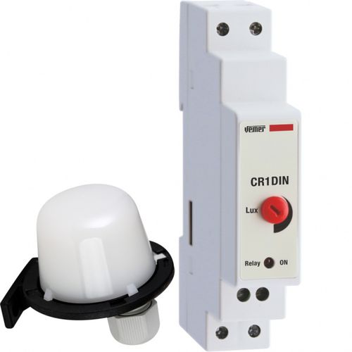Interruttore crepuscolare su guida DIN - CR1DIN - VEMER - modulare