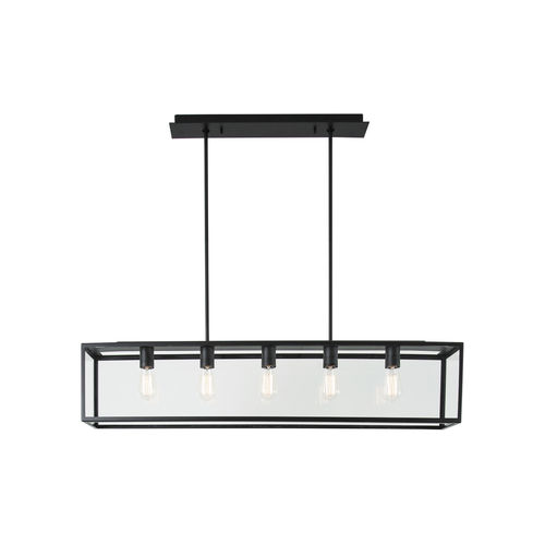 Lampada a sospensione -  TAVOLO B160 L1200 - psmlighting - in acciaio inossidabile / in vetro / contemporanea