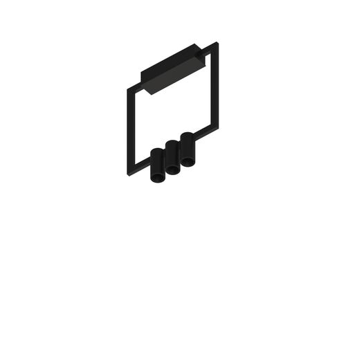 Plafoniera design originale - THINDR - psmlighting - quadrata / rettangolare / in alluminio