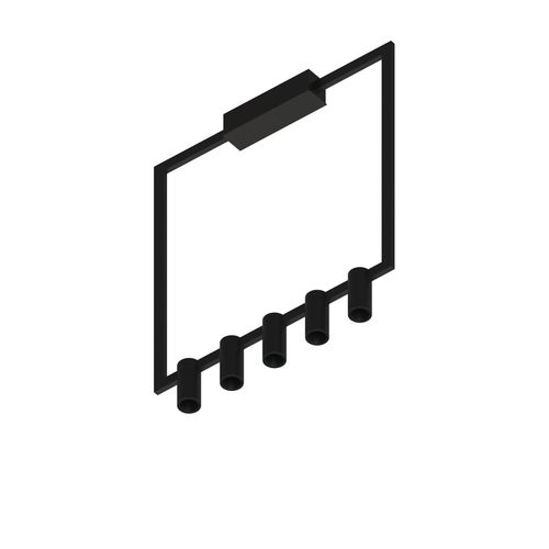 Plafoniera design originale - THINDR - psmlighting - quadrata / rettangolare / in alluminio