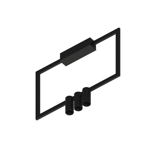 Plafoniera design originale - THINDR - psmlighting - rotonda / rettangolare / tubolare