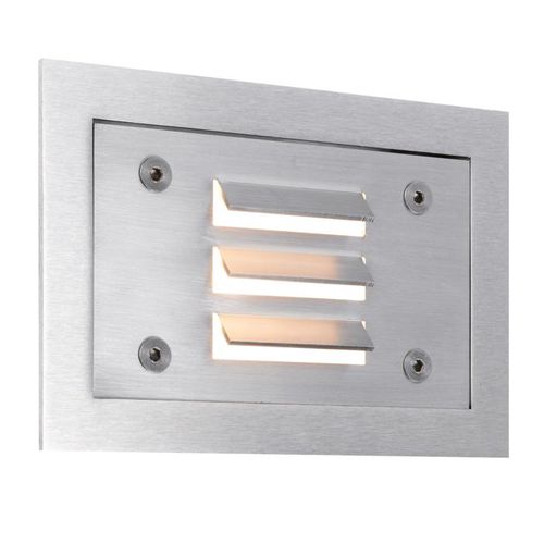 Applique contemporanea - STONE - psmlighting - da esterno / in acciaio inossidabile / quadrata