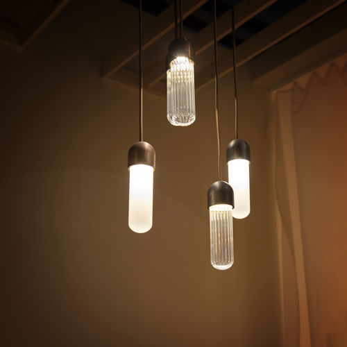 Plafoniera contemporanea - GLORIA | 2239.150 - psmlighting - in vetro / in ottone / LED