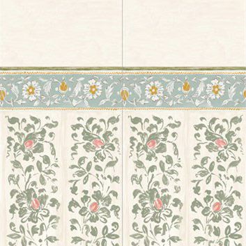 Rivestimento murale per interni - TAKES THE STAGE : MAHARAJA PANEL - JIM THOMPSON - in tessuto / con motivo stampato / opaco