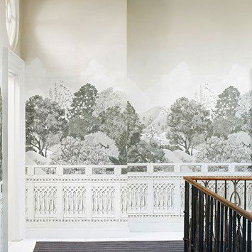 Rivestimento murale per interni - TAKES THE STAGE : SECRET GARDEN - JIM THOMPSON - in tessuto / con motivo stampato / opaco