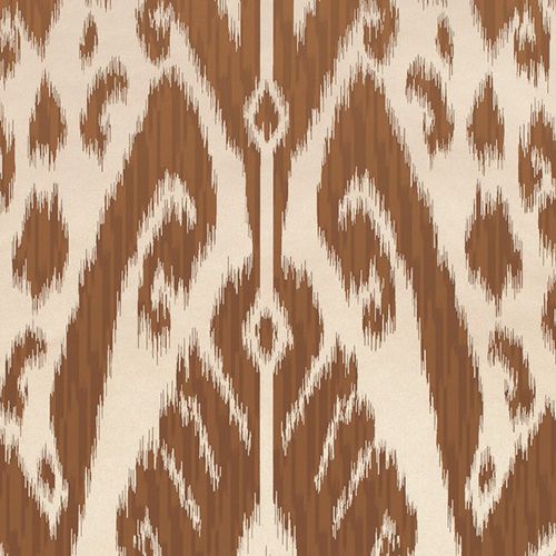 Carta da parati contemporanea - HOUSE ON THE KLONG : IKAT - JIM THOMPSON - a motivi / grigia / blu