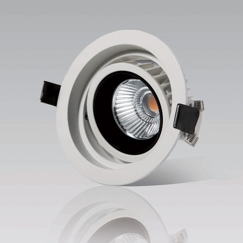 Faretto da incasso a soffitto - REGAL -R - L&S - LED / rotondo / per negozio