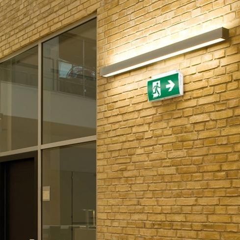 Illuminazione di emergenza a muro - SLE EL - ESYLUX - rettangolare / LED / in policarbonato