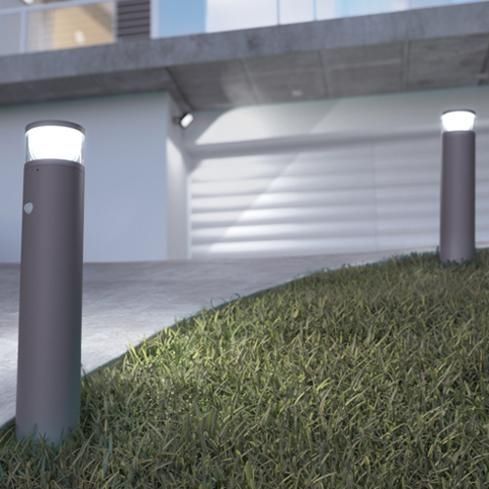 Lampioncino da giardino - ALVA BL 540/170 TR 360° 1200 840 AN - ESYLUX - contemporaneo / in alluminio / LED