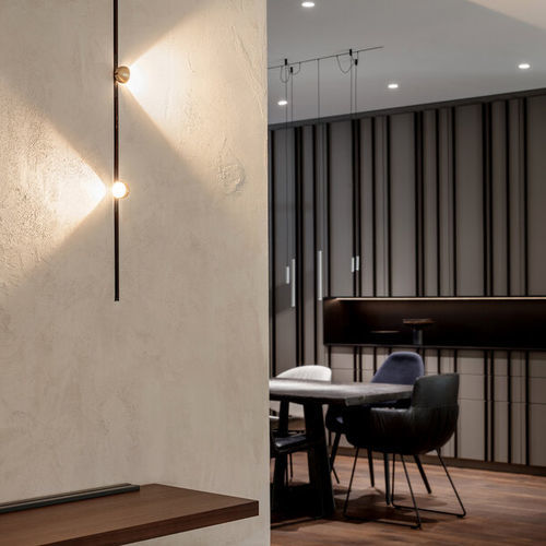 Faretti a binario LED - NOBA - XAL - tondo / in alluminio / in vetro