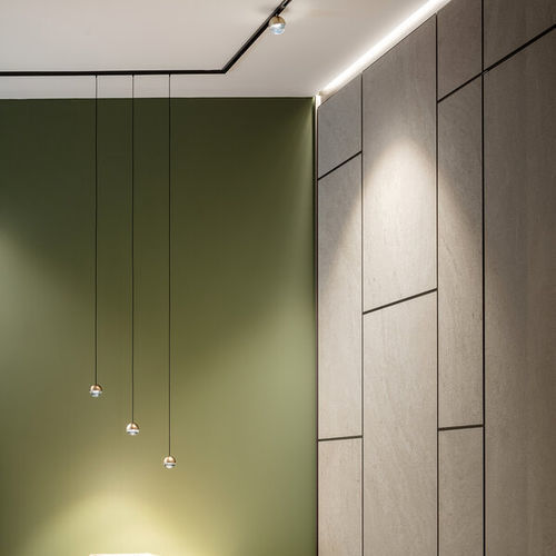 Faretti a binario LED - NOBA - XAL - sferico / in alluminio / in vetro