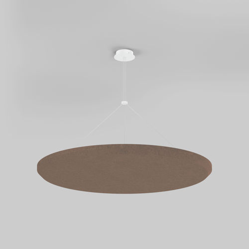 Pannello decorativo in PET - SONIC ABSORBER DISC - XAL - per interni / liscio / aspetto tessuto