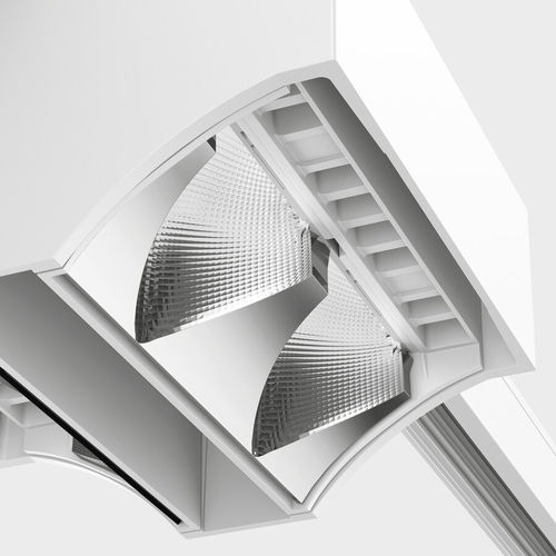 Faretti a binario LED - SQUADRO  - XAL - geometrico / in metallo / in vetro