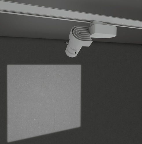 Faretti a binario LED - PABLO SHUTTER - XAL - rettangolare / tondo / in alluminio
