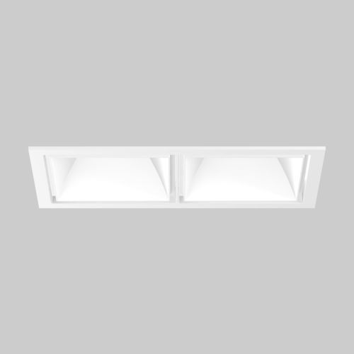 Downlight da incasso a soffitto - SASSO 100 - XAL - LED / quadrato / IP20