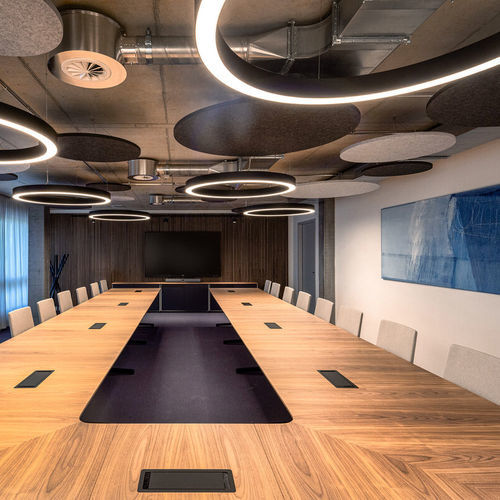 Pannello fonoassorbente per fissaggio al soffitto - MINO - XAL - per soffitto / sospeso / in PET