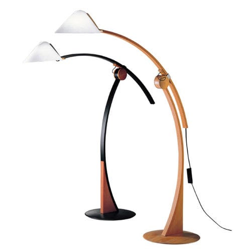 Lampada da terra - POLLO - DOMUS Licht zum Wohnen - in tessuto / in faggio / contemporanea