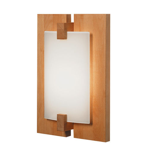 Applique contemporanea - TAURUS - DOMUS Licht zum Wohnen - da interno / in faggio / rettangolare