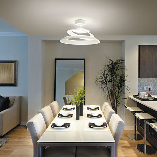 Plafoniera contemporanea - ARAGON - Fabas Luce - in vetro / in metallo / LED