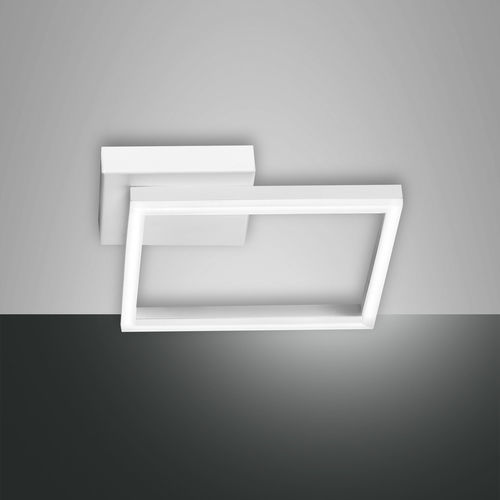 Plafoniera contemporanea - BARD - Fabas Luce - rettangolare / in metallo / in metacrilato