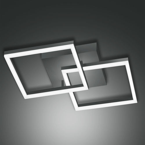Plafoniera contemporanea - BARD - Fabas Luce - quadrata / in metallo / in metacrilato