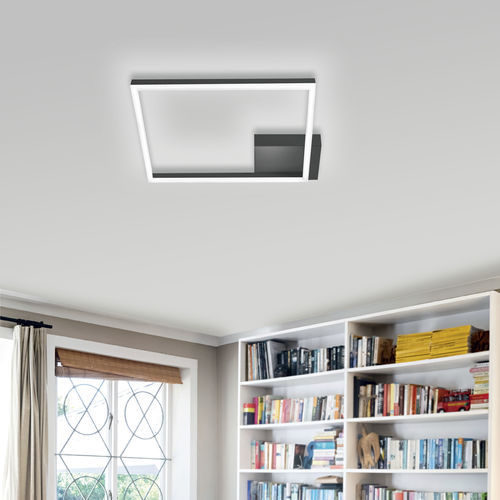 Plafoniera contemporanea - BARD - Fabas Luce - quadrata / in metallo / in metacrilato