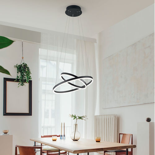 Lampada a sospensione - GIOTTO - Fabas Luce - in metallo / in metacrilato / contemporanea