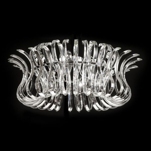 Plafoniera contemporanea - WAVE - METAL LUX - in vetro / in metallo / LED