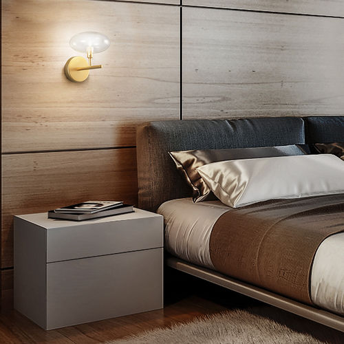 Applique contemporanea - DOLCE - METAL LUX - da interno / da esterno / in vetro