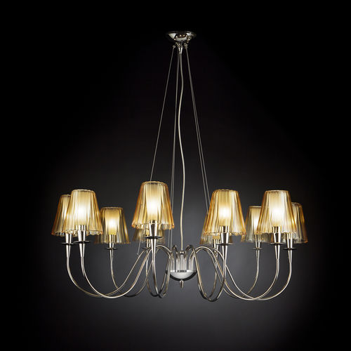 Lampadario contemporaneo - OPERA - METAL LUX - in vetro / in metallo / da 8 lampadine