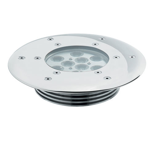 Luce da incasso a pavimento - BRIGHT 5 316L - L&L Luce&Light - da incasso a muro / LED / rotonda